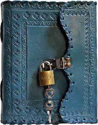 PRASTARA Leather Journal Notebook 7x5 Inch Vintage Leather Bound Journals Handm • $14.66