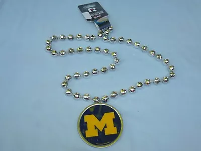Michigan Wolverines   BOTTLE OPENER / Silver VERSA BEADS With MEDALLION    NWT • $2.97