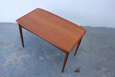 Restored Mid Century Danish Modern Teak End / Side  Table By Mobelintarsia • $500