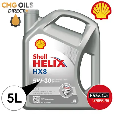 Shell Helix Hx8 Ect 5w30 C3 5l -vw504/50700- * Clearance  * Fully Synthetic* • £32.99