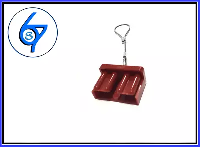 $3.95 • Buy RED PUSH ON DUST CAP COVER ANDERSON PLUG 50 AMP DUAL BATTERY 50a