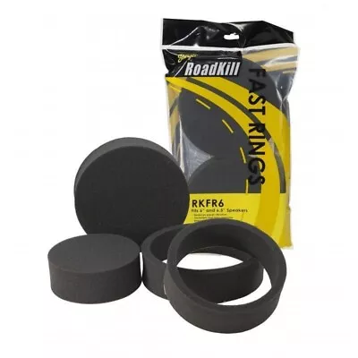 £24.95 • Buy Stinger Roadkill Fast Rings 6  / 6.5  Speaker Foam Sound Deadening Kit