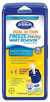 $18.99 • Buy Dr. Scholl’s Dual Action Freeze Away Wart Remover Treatment Kit - BRAND NEW!