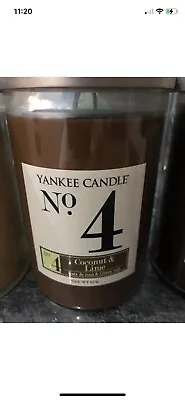 Yankee Candle Coconut Numbers Collection No 4. Limited Edition Rare £30 A Candle • £30