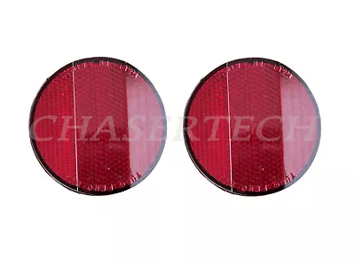 MTB Road City Cruiser Bicycle Bike 2-1/2  Round Reflectors 1 Pair • $5.79