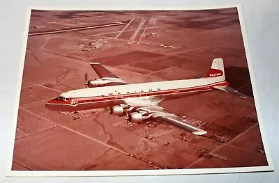 McDonnell Douglas Airline Advertising Airline Photo Original Ph#1031 Western • $10