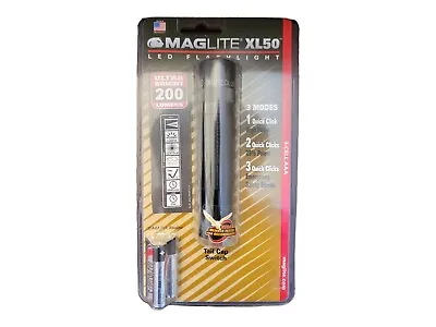 Maglite XL50 LED 3-Cell AAA Flashlight Black • $32.99