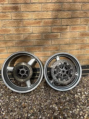 Yamaha R6 5EB 99-02 Front Rear Wheels Disc Brakes • £150