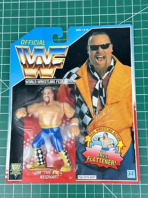 Vintage Hasbro WWF Jim  The Anvil  Neidhart Wrestling Figure WWE • $110