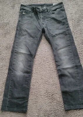 Diesel Regular Straight Viker Button Fly Denim Jeans Men's Size 31 Charcoal Gray • $20