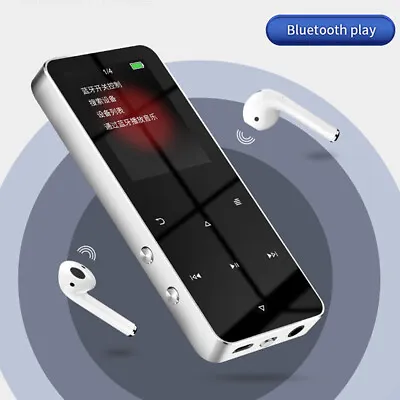 MP4 Player With Bluetooth Built-in Speaker Touch Key FM Radio Video Pla_f6 • $10.27