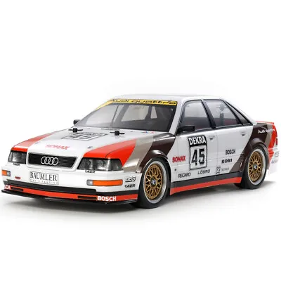 Tamiya 58682-60A 1/10 RC 1991 Audi V8 4WD On-Road TT-02 Racing Car Kit • $128.10