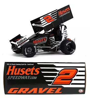 2022 ACME 1:18 SPRINT CAR *DAVID GRAVEL* #2 Huset's Speedway  *NIP* • $104.99