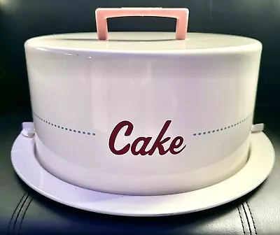 Vintage 2013  “cake Boss” Serve Ware Metal Cake Carrier - Lid Lock • $25