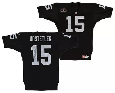 Raiders Jeff Hostetler Signed 1993 QB Challenge Worn Black Nike Jersey BAS • $2999.99