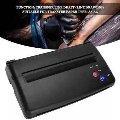 £27.41 • Buy New Tattoo Stencil Transfer Machine Printer Drawing Thermal Stencil Maker Copier