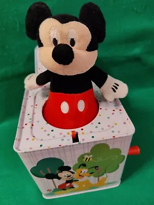 Disney Baby Mickey Mouse Jack-in-The-Box Kids Preferred Musical Toy • $27