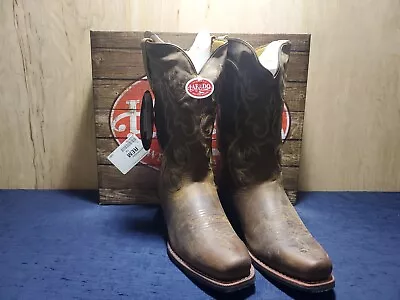 Laredo Bryce Tan Distressed Boots Men's Size 9.5 EW • $79.99