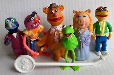 Muppet Show Players LOT Fisher Price Stick Puppets 1978 Kermit Animal Gonzo • $35.99