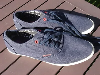 £14.99 • Buy Jack & Jones Mens Denim Shoes Plimsolls Size UK 9 (more Like Size 8.5)