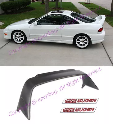 Fit 94-01 2drs Integra DC2 JDM Mugen Gen 1 Style ABS Spoiler Wing W/ Red Emblem • $1999