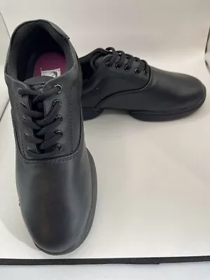 Viper DSI Marching Band Shoes Men's 6 Women's 8 Black Leather Low Top New No Box • $20