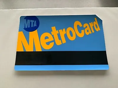 5 X8  Ny Nyc Subway Sign Vinyl Adhesive Decal Mta Metrocard Sticker Not A Card • $59.99