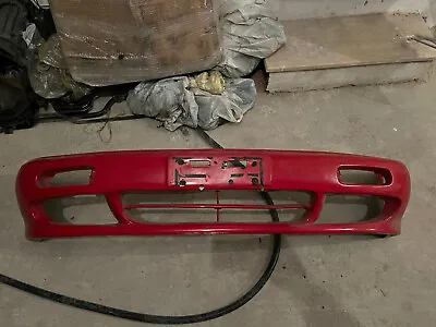 JDM NissaN 95 S14 Red Zenki EUDM Oem Front BUMPER 200sx 240sx Silvia • $1450