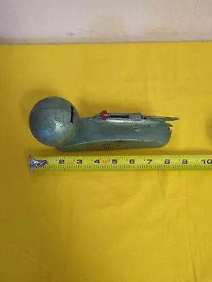 Vintage Toy Cast Metal Space Ship & Moon Mechanical Bank Working • $39