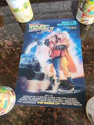  Vinyl Cloth 11 3/4  X 8   Back To The Future Ii  Movie Poster Framed • $12