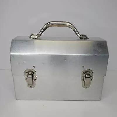 L May Mfg Sudbury Ontario Vintage Mid Century Aluminum Miners Lunchbox Pail EUC • $149.97