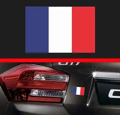 $2.99 • Buy 4  French Flag Vinyl Decal Bumper Sticker France FR Self Adhesive Macbook Car