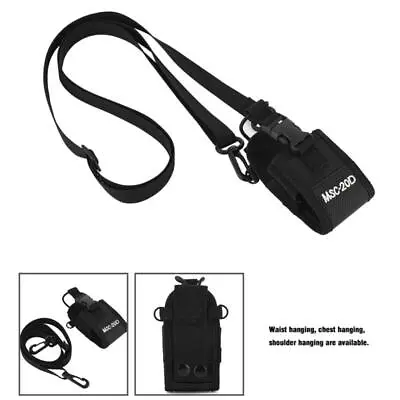 Universal Radio Bag Holster Belt Holder For MSC-20D Secure  Versatile • £5.59
