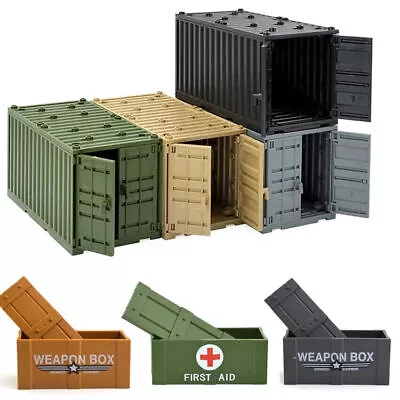 5 Container Weapon Box Army Police Military Building Blocks Accessories For Lego • $16.28