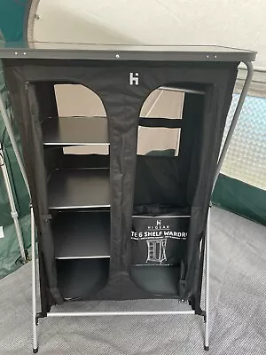 HI-GEAR Elite 6 Portable Folding Wardrobe Storage Organiser Camping Furniture • £84.95