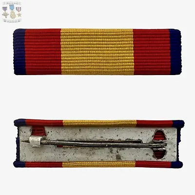 U.s. Army Spanish Campaign Medal Ribbon Bar Spanish American War Pin-back Type-1 • $19.99