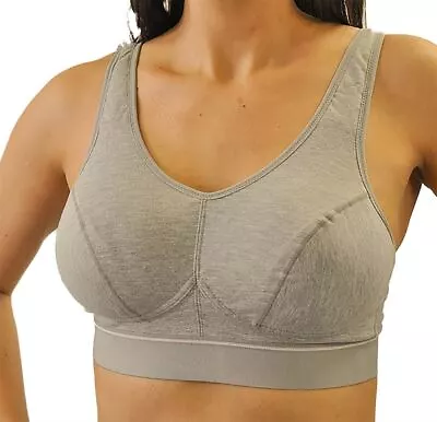Nearly Me -Cotton Soft Comfort Cup Post Mastectomy Lumpectomy Pocket Sports Bra  • $41.15