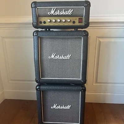 Marshall Lead 12 Micro Mini Full Stack Guitar Amp Head 2 Cabinets • $899