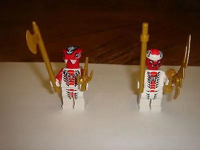 2 LEGO Ninjago SNAPPA FANG SUEI MINIFIGURES WITH GOLD WEAPONS LOT New Snake • $40.60