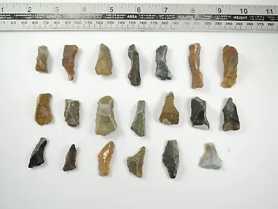 20 Mesolithic Neolithic Microlith Stone Age Flint Tools Scrapers Essex LOT 1 • $8.69