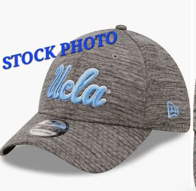 Mens New Era Heather Gray UCLA Bruins Essential 39THIRTY Flex Hat Campus Prefer • $9.99