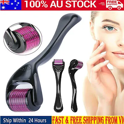 $16.99 • Buy Titanium Micro Needle Derma Roller Beard Hair Growth Skin Care  Anti-Ageing