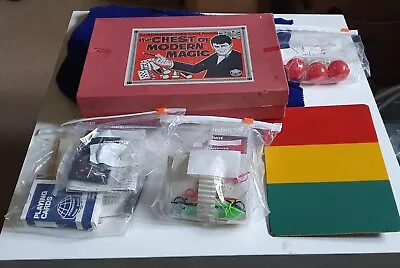 Vintage The Chest Of Modern Magic 1950s/60s Boxed Magic Set-4 Tricks Used READ ! • £9.99