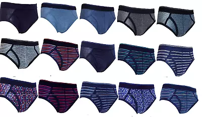 £6.50 • Buy Ex M & S Mens Boys Cool & Fresh Cotton Rich Briefs Pants 2 Pair OR 3 Pair Packs