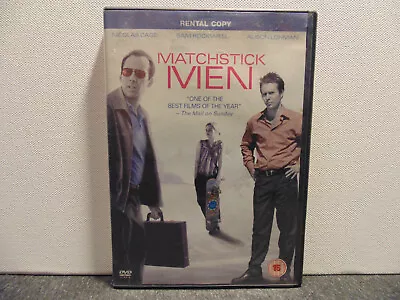 MATCHSTICK MEN              Nicolas Cage   Alison Lohman            #freepostdvd • £2.75