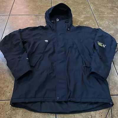 Mountain Hardwear Exposure II Parka Large Mens Conduit Jacket Hooded OM0555 • $99.95