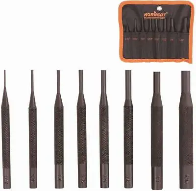 8 Pcs Pin Punch Set Gunsmithing Kit Removing Repair Tool With Holder Auto Watch • $9.99