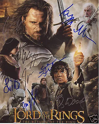 Lord Of The Rings Cast Autograph Signed Pp Photo Poster • £6.89