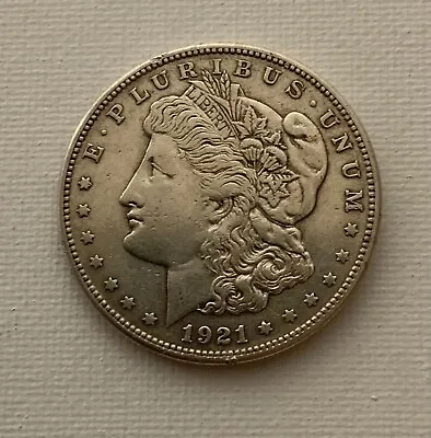 E Pluribus Unum 1921 Silver One Dollar US Coin • $299