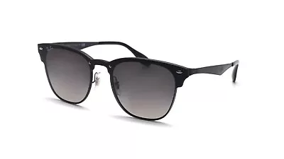 Ray Ban Blaze Clubmaster Black Sunglasses RB3576N 153/11 Dark Lenses Color 47mm • $102.90